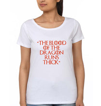 Load image into Gallery viewer, House of the Dragon (GOT) T-Shirt for Women-White-Ektarfa.online

