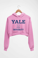 Load image into Gallery viewer, Yale University Crop HOODIE FOR WOMEN-Light Baby Pink-Ektarfa.online
