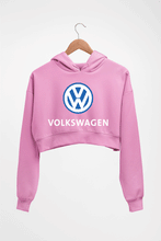 Load image into Gallery viewer, Volkswagen Crop HOODIE FOR WOMEN-Light Baby Pink-Ektarfa.online
