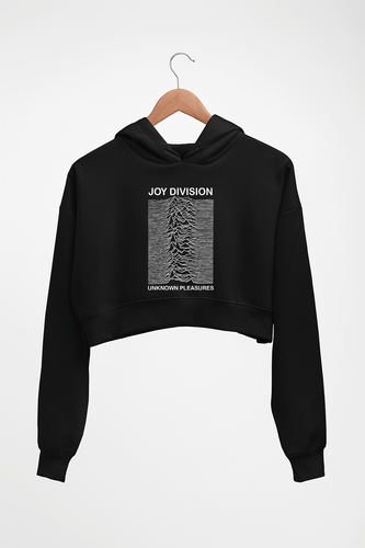 Joy Division Crop HOODIE FOR WOMEN-Black-Ektarfa.online