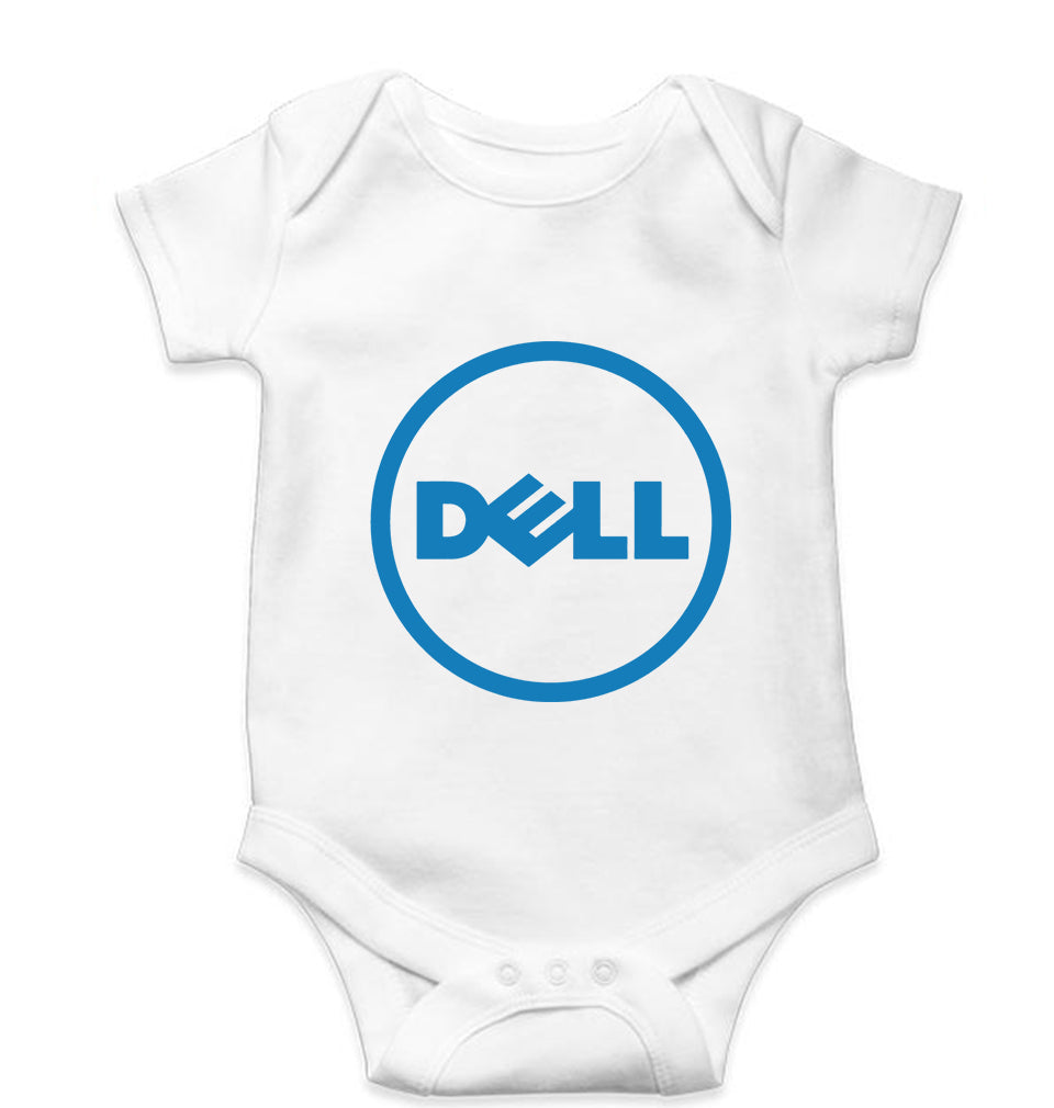 Dell Kids Romper For Baby Boy/Girl-White-Ektarfa.online