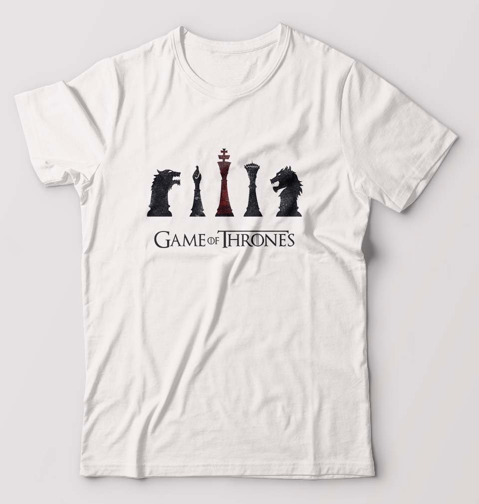 GOT Game Of Thrones T-Shirt for Men-White-Ektarfa.online