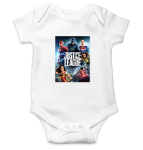 Load image into Gallery viewer, Justice League Kids Romper Kids Romper For Baby Boy/Girl-0-5 Months(18 Inches)-White-Ektarfa.online
