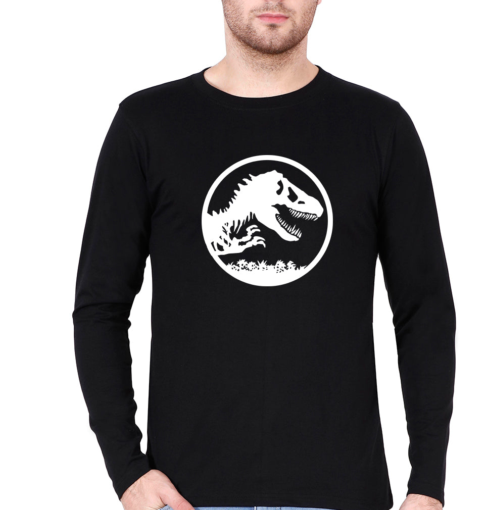 Jurassic World Full Sleeves T-Shirt for Men-Black-Ektarfa.online