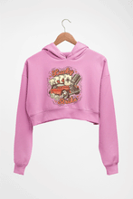 Load image into Gallery viewer, Poker Crop HOODIE FOR WOMEN-Light Baby Pink-Ektarfa.online
