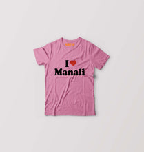 Load image into Gallery viewer, I Love Manali Kids T-Shirt for Boy/Girl-Pink-Ektarfa.online
