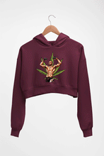 Load image into Gallery viewer, Nate Diaz UFC Weed Crop HOODIE FOR WOMEN-Maroon-Ektarfa.online
