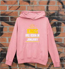 Load image into Gallery viewer, Kings Are Born In January Unisex Hoodie for Men/Women-Light Baby Pink-Ektarfa.online
