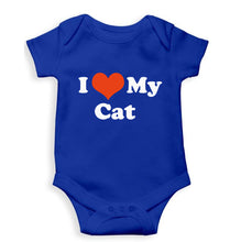 Load image into Gallery viewer, I Love My Cat Kids Romper For Baby Boy/Girl-Royal blue-Ektarfa.online
