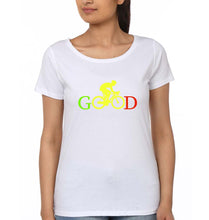 Load image into Gallery viewer, Cycling Good T-Shirt for Women-White-Ektarfa.online
