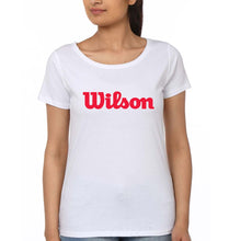 Load image into Gallery viewer, Wilson T-Shirt for Women-White-Ektarfa.online
