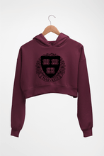 Load image into Gallery viewer, Harvard Crop HOODIE FOR WOMEN-Maroon-Ektarfa.online
