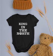 Load image into Gallery viewer, GOT Game Of Thrones King In The North Kids Romper For Baby Boy/Girl-0-5 Months(18 Inches)-Black-Ektarfa.online
