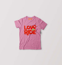 Load image into Gallery viewer, Love to Ride Kids T-Shirt for Boy/Girl-Pink-Ektarfa.online
