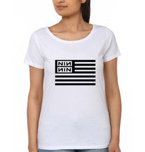 Load image into Gallery viewer, Nine Inch Nails T-Shirt for Women-White-Ektarfa.online
