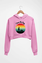 Load image into Gallery viewer, Love Dog Crop HOODIE FOR WOMEN-Light Baby Pink-Ektarfa.online
