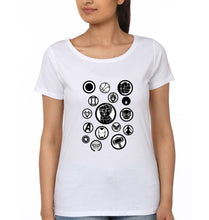 Load image into Gallery viewer, Avengers T-Shirt for Women-White-Ektarfa.online
