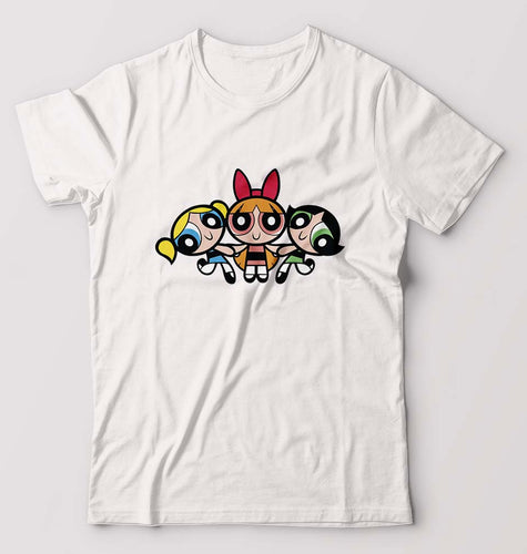 Powerpuff Girls T-Shirt for Men-White-Ektarfa.online