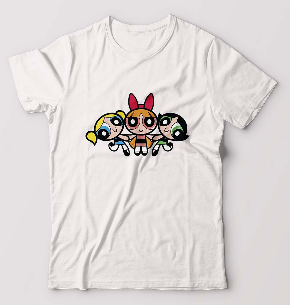 Powerpuff Girls T-Shirt for Men-White-Ektarfa.online