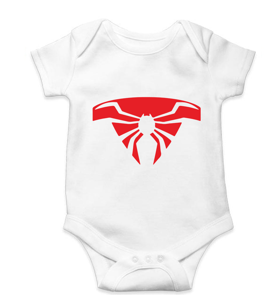 Spiderman Superhero Kids Romper For Baby Boy/Girl-White-Ektarfa.online