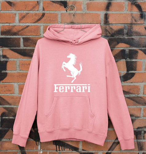 Ferrari F1 Unisex Hoodie for Men/Women-S(40 Inches)-Light Pink-Ektarfa.online