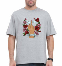 Load image into Gallery viewer, Fuck Patriarchy Oversized T-Shirt for Men-Grey-Ektarfa.online
