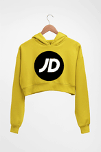 Load image into Gallery viewer, JD Sports Crop HOODIE FOR WOMEN-Mustard Yellow-Ektarfa.online
