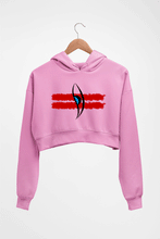 Load image into Gallery viewer, Mahakal Mahadev Bholenath Shiva Shivji Crop HOODIE FOR WOMEN-Light Baby Pink-Ektarfa.online
