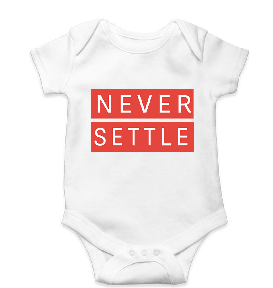 OnePlus Kids Romper For Baby Boy/Girl-White-Ektarfa.online