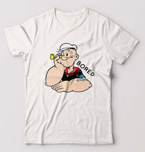 Load image into Gallery viewer, Popeye T-Shirt for Men-White-Ektarfa.online

