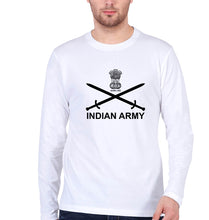 Load image into Gallery viewer, Indian Army Full Sleeves T-Shirt for Men-White-Ektarfa.online
