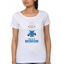 Load image into Gallery viewer, Minion T-Shirt for Women-White-Ektarfa.online
