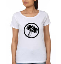 Load image into Gallery viewer, Thor Superhero T-Shirt for Women-White-Ektarfa.online
