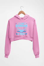 Load image into Gallery viewer, Swim Crop HOODIE FOR WOMEN-Light Baby Pink-Ektarfa.online

