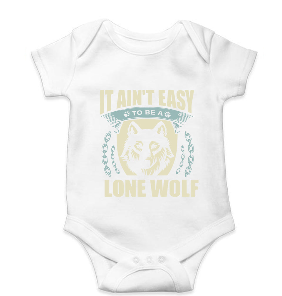 Wolf Kids Romper For Baby Boy/Girl-White-Ektarfa.online