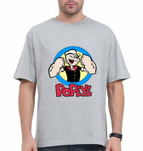 Load image into Gallery viewer, Popeye Oversized T-Shirt for Men-Grey-Ektarfa.online
