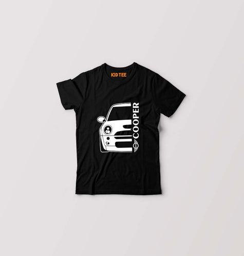 MINI Cooper Kids T-Shirt for Boy/Girl-Black-Ektarfa.online