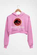 Load image into Gallery viewer, Jurassic World Crop HOODIE FOR WOMEN-Light Baby Pink-Ektarfa.online
