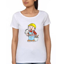 Load image into Gallery viewer, Bob the Builder T-Shirt for Women-White-Ektarfa.online
