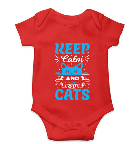 Cat Kids Romper For Baby Boy/Girl-Red-Ektarfa.online