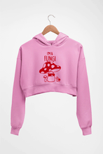 Load image into Gallery viewer, Mushroom Crop HOODIE FOR WOMEN-Light Baby Pink-Ektarfa.online
