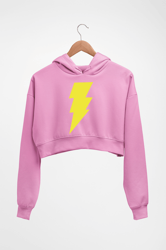 Black Adam Crop HOODIE FOR WOMEN-Light Baby Pink-Ektarfa.online