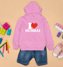 Load image into Gallery viewer, I Love Mumbai Kids Hoodie for Boy/Girl-Light Baby Pink-Ektarfa.online
