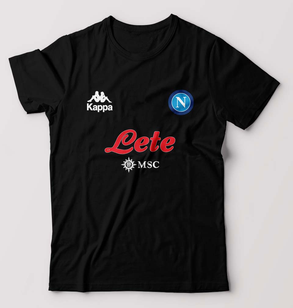 Napoli 2021-22 T-Shirt for Men-Black-Ektarfa.online
