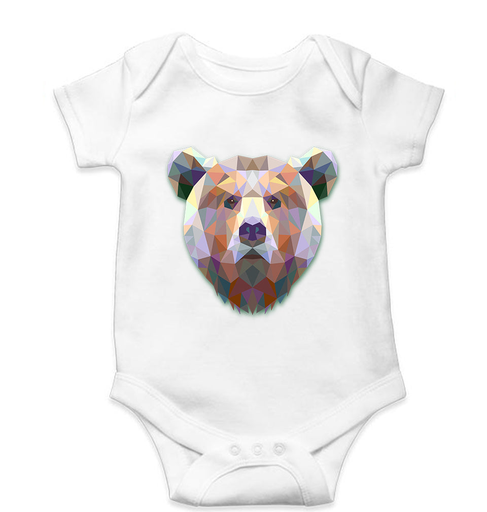 Bear Kids Romper For Baby Boy/Girl-White-Ektarfa.online