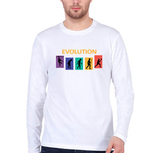 Load image into Gallery viewer, Table Tennis (TT) Evolution Full Sleeves T-Shirt for Men-White-Ektarfa.online
