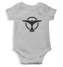 Load image into Gallery viewer, Tiesto Logo Kids Romper For Baby Boy/Girl-0-5 Months(18 Inches)-Grey-Ektarfa.online
