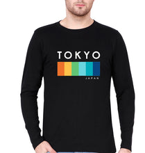 Load image into Gallery viewer, Tokyo Japan Full Sleeves T-Shirt for Men-Black-Ektarfa.online
