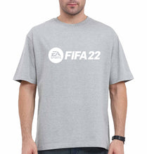 Load image into Gallery viewer, Fifa 22 Oversized T-Shirt for Men-Grey-Ektarfa.online
