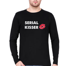 Load image into Gallery viewer, Serial Kisser Full Sleeves T-Shirt for Men-Black-Ektarfa.online
